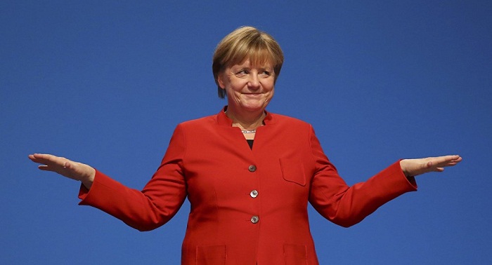 Merkel receives Eugen Bolz award for refugee policy
